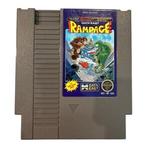 Rampage Nintendo Entertainment System NES Cleaned and Tested Working